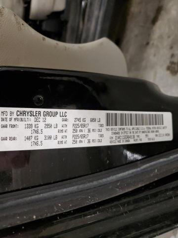 2C4RC1CG5DR649138 - 2013 CHRYSLER TOWN & COU TOURING L BLACK photo 13