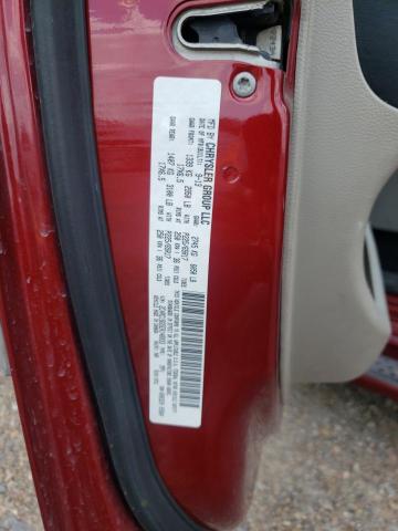 2C4RC1BG5ER148933 - 2014 CHRYSLER TOWN & COU TOURING 栗色 照片 13