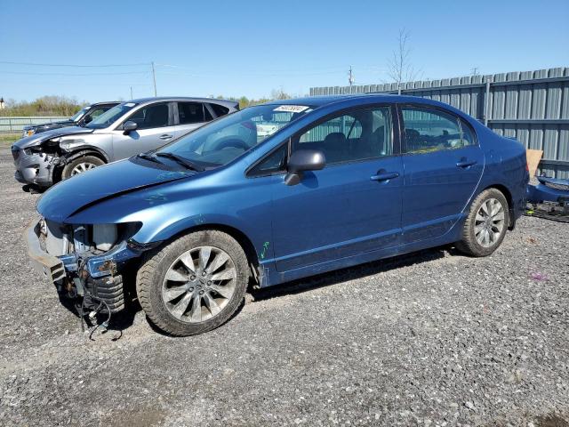 2HGFA1F09AH020430 - 2010 HONDA CIVIC EXL ლურჯი ფოტო 1