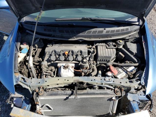 2HGFA1F09AH020430 - 2010 HONDA CIVIC EXL ლურჯი ფოტო 11