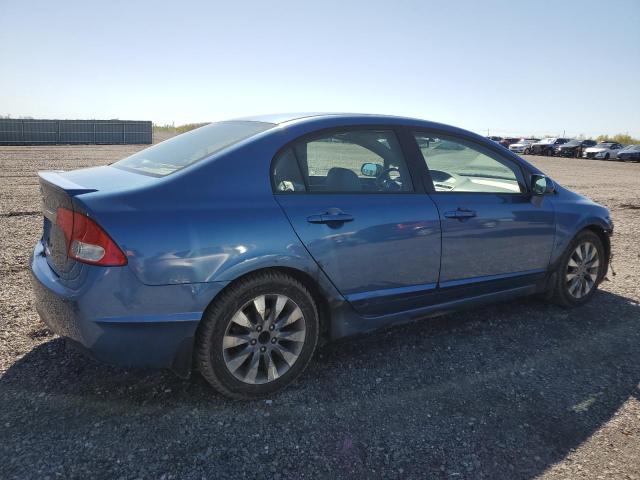 2HGFA1F09AH020430 - 2010 HONDA CIVIC EXL ლურჯი ფოტო 3