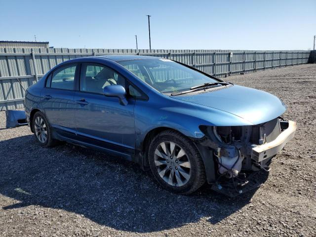 2HGFA1F09AH020430 - 2010 HONDA CIVIC EXL ლურჯი ფოტო 4