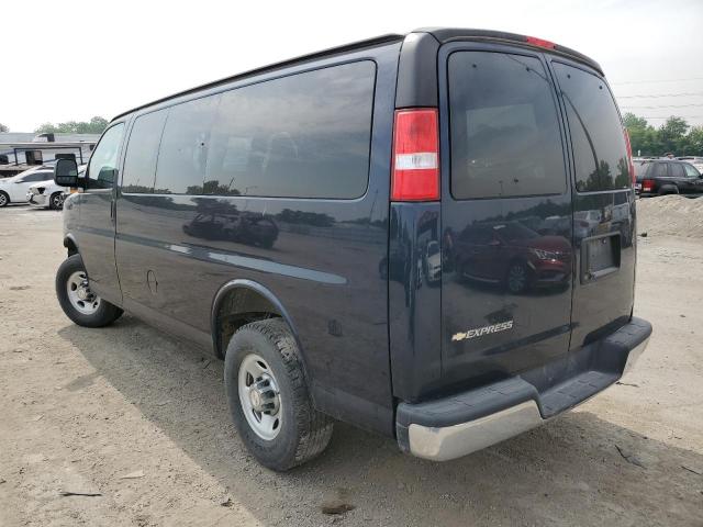 1GAZGMF72M1176443 - 2021 CHEVROLET EXPRESS G3 LT BLUE photo 2
