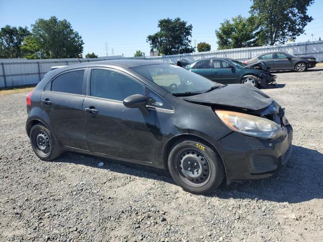 KNADM5A33E6359789 - 2014 KIA RIO LX BLACK photo 4