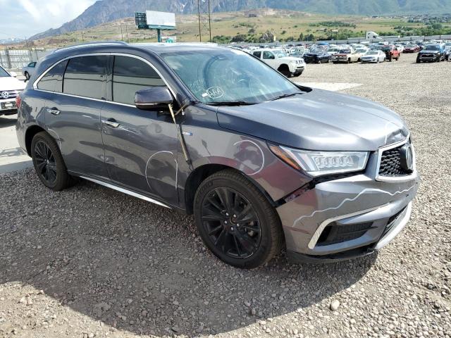 5J8YD7H77KL000940 - 2019 ACURA MDX SPORT HYBRID ADVANCE CHARCOAL photo 4