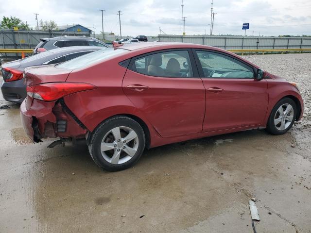 5NPDH4AE0DH315353 - 2013 HYUNDAI ELANTRA GLS RED photo 3