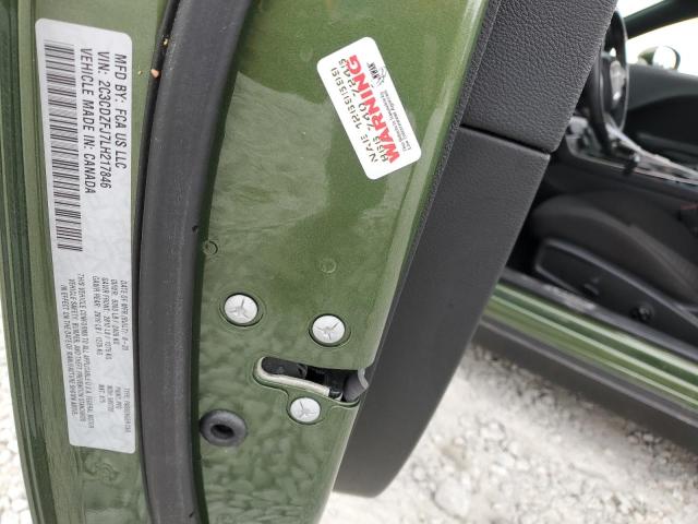 2C3CDZFJ7LH217846 - 2020 DODGE CHALLENGER R/T SCAT PACK GREEN photo 12