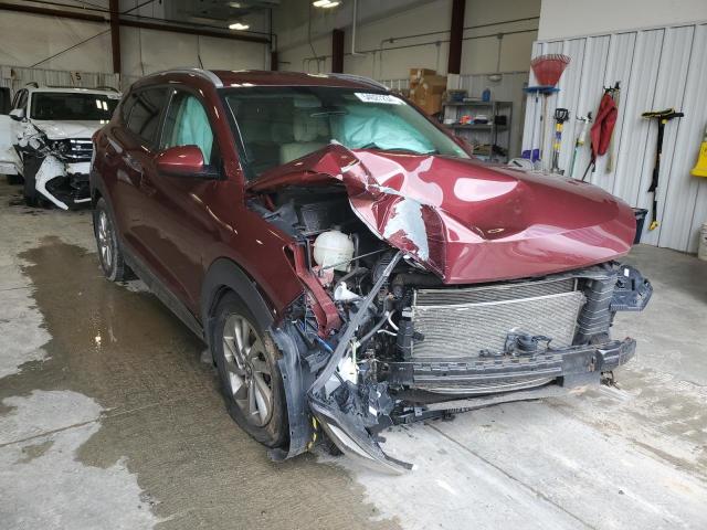 KM8J3CA48GU125972 - 2016 HYUNDAI TUCSON LIMITED MAROON photo 4