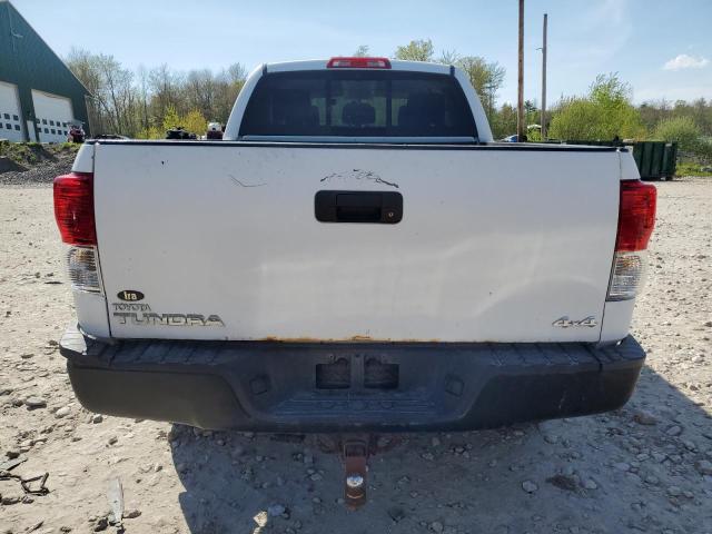 5TFUY5F14AX121971 - 2010 TOYOTA TUNDRA DOUBLE CAB SR5 WHITE photo 6