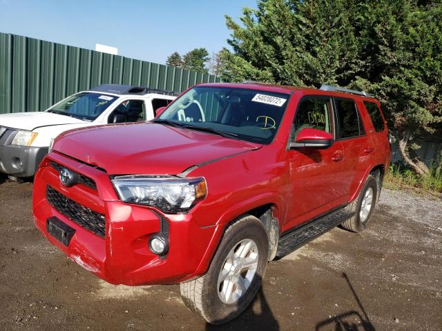 JTEBU5JR2G5327452 - 2016 TOYOTA 4RUNNER SR5/SR5 PREMIUM RED photo 2