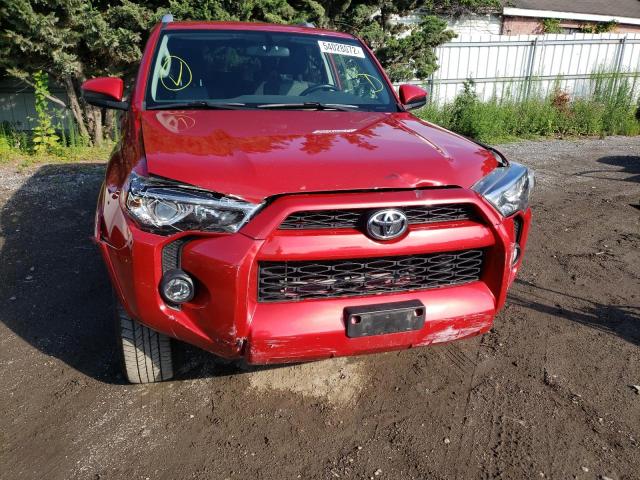 JTEBU5JR2G5327452 - 2016 TOYOTA 4RUNNER SR5/SR5 PREMIUM 红色 照片 9