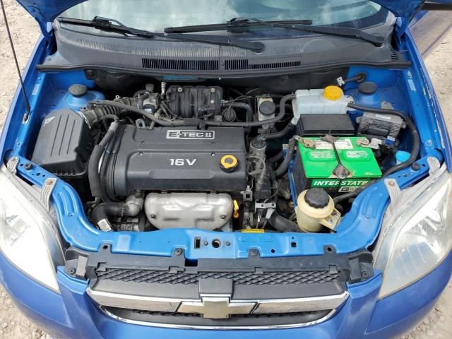KL1TD56618B212889 - 2008 CHEVROLET AVEO BASE BLUE photo 11