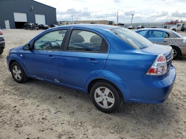KL1TD56618B212889 - 2008 CHEVROLET AVEO BASE BLUE photo 2
