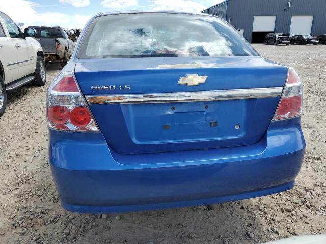 KL1TD56618B212889 - 2008 CHEVROLET AVEO BASE BLUE photo 6