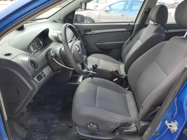 KL1TD56618B212889 - 2008 CHEVROLET AVEO BASE BLUE photo 7