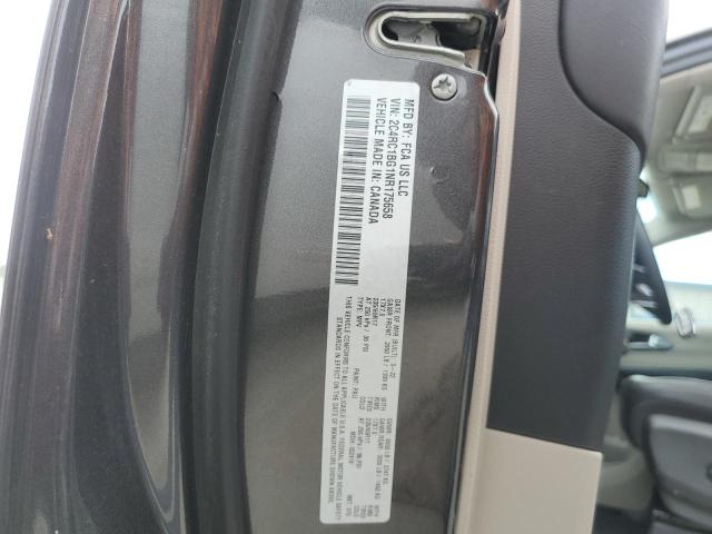 2C4RC1BG1NR175658 - 2022 CHRYSLER PACIFICA TOURING L CHARCOAL photo 14