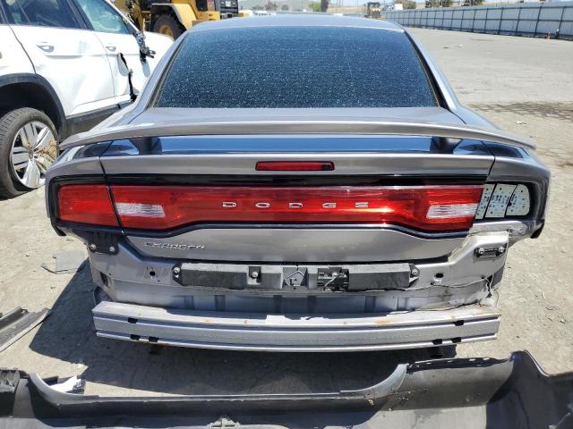 2C3CDXBG6EH300413 - 2014 DODGE CHARGER SE SILVER photo 6