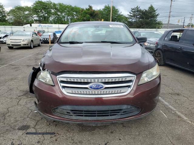 1FAHP2DW6CG120413 - 2012 FORD TAURUS SE BURGUNDY photo 5