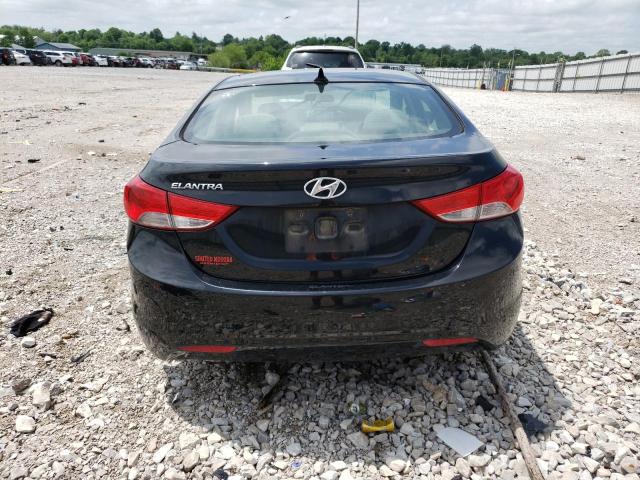 5NPDH4AE2DH431010 - 2013 HYUNDAI ELANTRA GLS BLACK photo 6