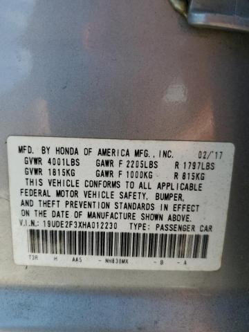 19UDE2F3XHA012230 - 2017 ACURA ILX BASE WATCH PLUS SILVER photo 13