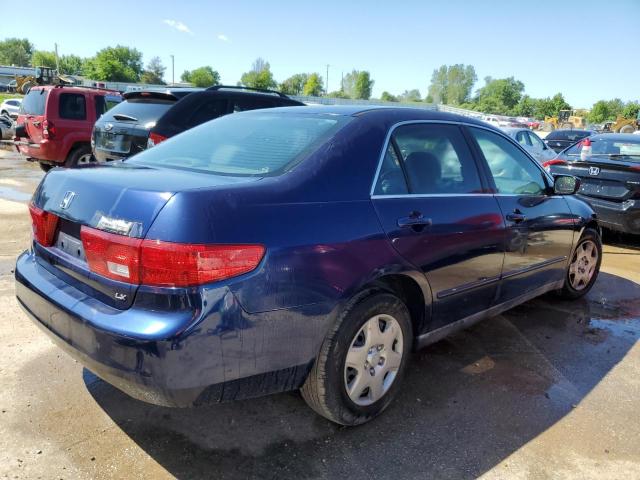 1HGCM56455A134238 - 2005 HONDA ACCORD LX BLUE photo 3