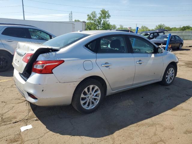 3N1AB7AP2KY325506 - 2019 NISSAN SENTRA S SILVER photo 3