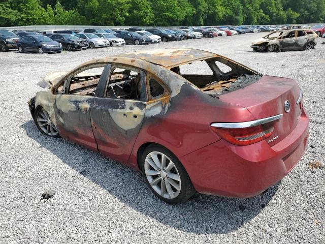 1G4PP5SK8C4209517 - 2012 BUICK VERANO RED photo 2