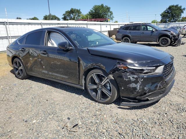 1HGCY2F54PA002148 - 2023 HONDA ACCORD HYBRID SPORT BLACK photo 4