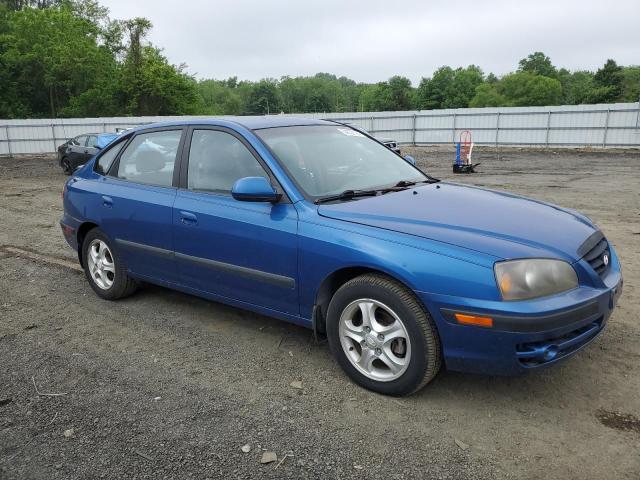 KMHDN56D65U162219 - 2005 HYUNDAI ELANTRA GLS BLUE photo 4