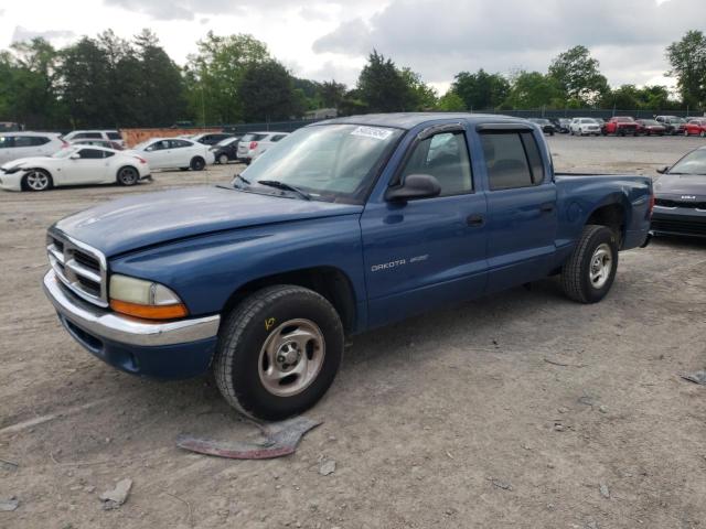 2002 DODGE DAKOTA QUAD SPORT, 