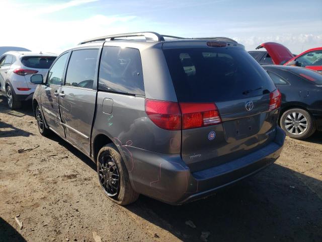 5TDZA23C65S245962 - 2005 TOYOTA SIENNA CE GRAY photo 2