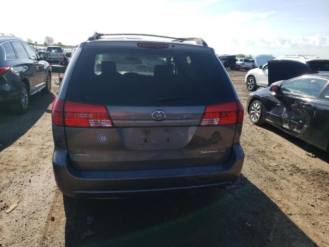 5TDZA23C65S245962 - 2005 TOYOTA SIENNA CE GRAY photo 6