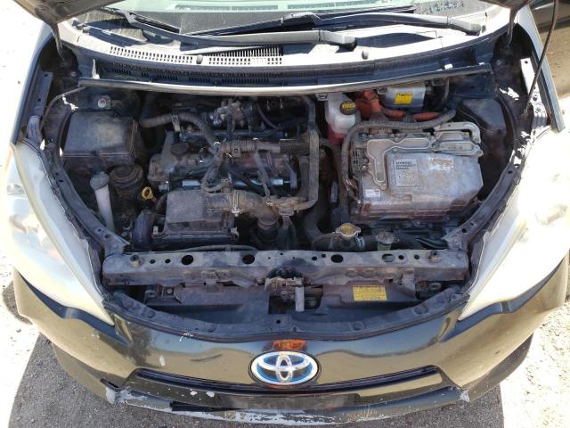 JTDKDTB3XD1531745 - 2013 TOYOTA PRIUS C BLACK photo 11