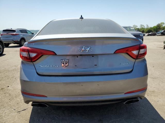 5NPE34AF2HH478765 - 2017 HYUNDAI SONATA SPORT SILVER photo 6