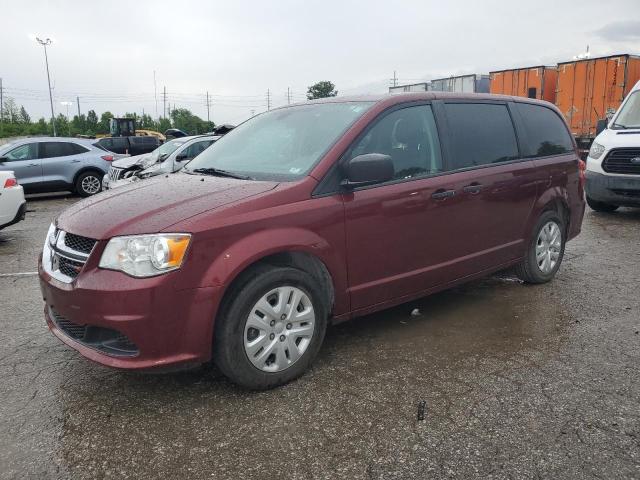 2C4RDGBG4KR503876 - 2019 DODGE GRAND CARA SE BURGUNDY photo 1