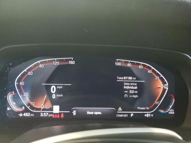 5UXCW2C07M9G77178 - 2021 BMW X7 XDRIVE40I BLACK photo 9