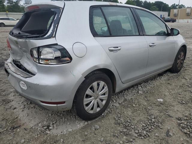 WVWDA7AJ0AW239142 - 2010 VOLKSWAGEN GOLF SILVER photo 3