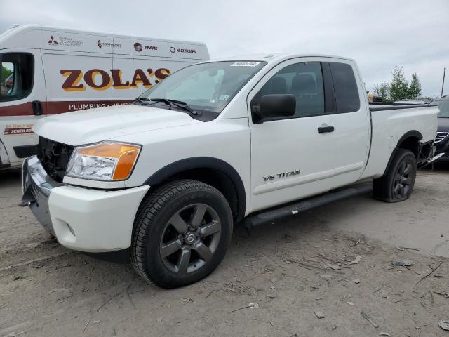 1N6AA0CC4FN500713 - 2015 NISSAN TITAN S WHITE photo 1