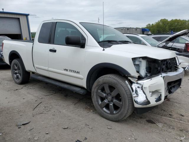 1N6AA0CC4FN500713 - 2015 NISSAN TITAN S WHITE photo 4