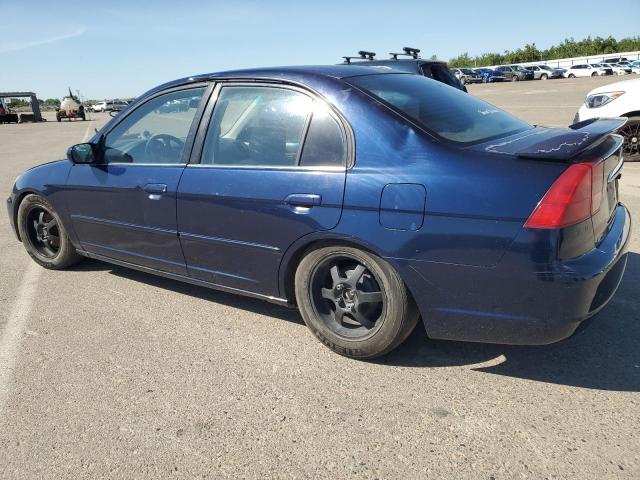 2HGES26782H570117 - 2002 HONDA CIVIC EX BLUE photo 2