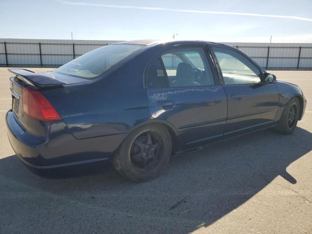 2HGES26782H570117 - 2002 HONDA CIVIC EX BLUE photo 3