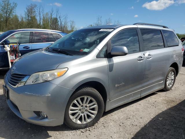 5TDYK3DC5BS095352 - 2011 TOYOTA SIENNA XLE SILVER photo 1