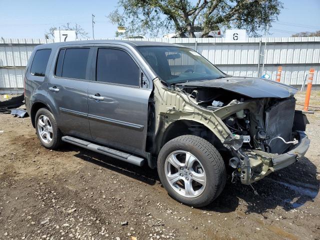 5FNYF3H47DB004225 - 2013 HONDA PILOT EX GRAY photo 4