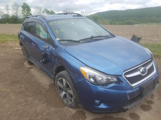 JF2GPBCC3EH315123 - 2014 SUBARU XV CROSSTR 2.0I HYBRID BLUE photo 4