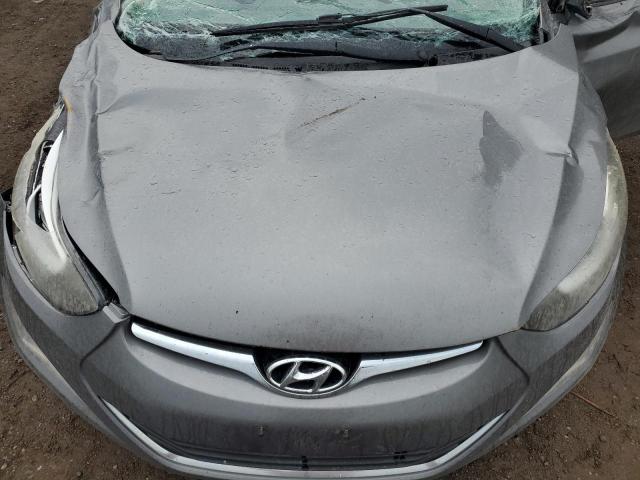 5NPDH4AEXEH462233 - 2014 HYUNDAI ELANTRA SE GRAY photo 11