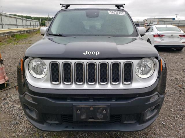 ZACCJBDB8HPF16212 - 2017 JEEP RENEGADE LIMITED BLACK photo 5