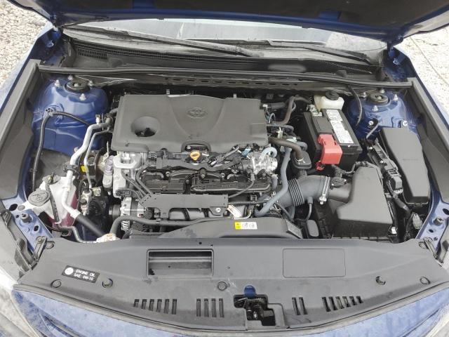 4T1G11AK1RU194900 - 2024 TOYOTA CAMRY SE NIGHT SHADE BLUE photo 11