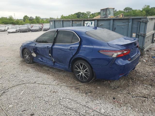 4T1G11AK1RU194900 - 2024 TOYOTA CAMRY SE NIGHT SHADE BLUE photo 2