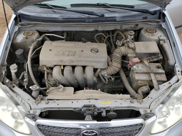 2T1BR32EX5C378767 - 2005 TOYOTA COROLLA CE SILVER photo 11