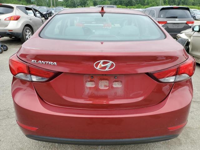 5NPDH4AEXEH458201 - 2014 HYUNDAI ELANTRA SE BROWN photo 6